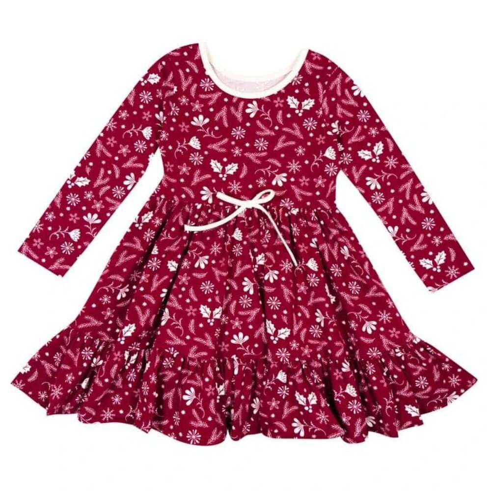 Eleanor Rose 4/5 Cranberry Holly Dress